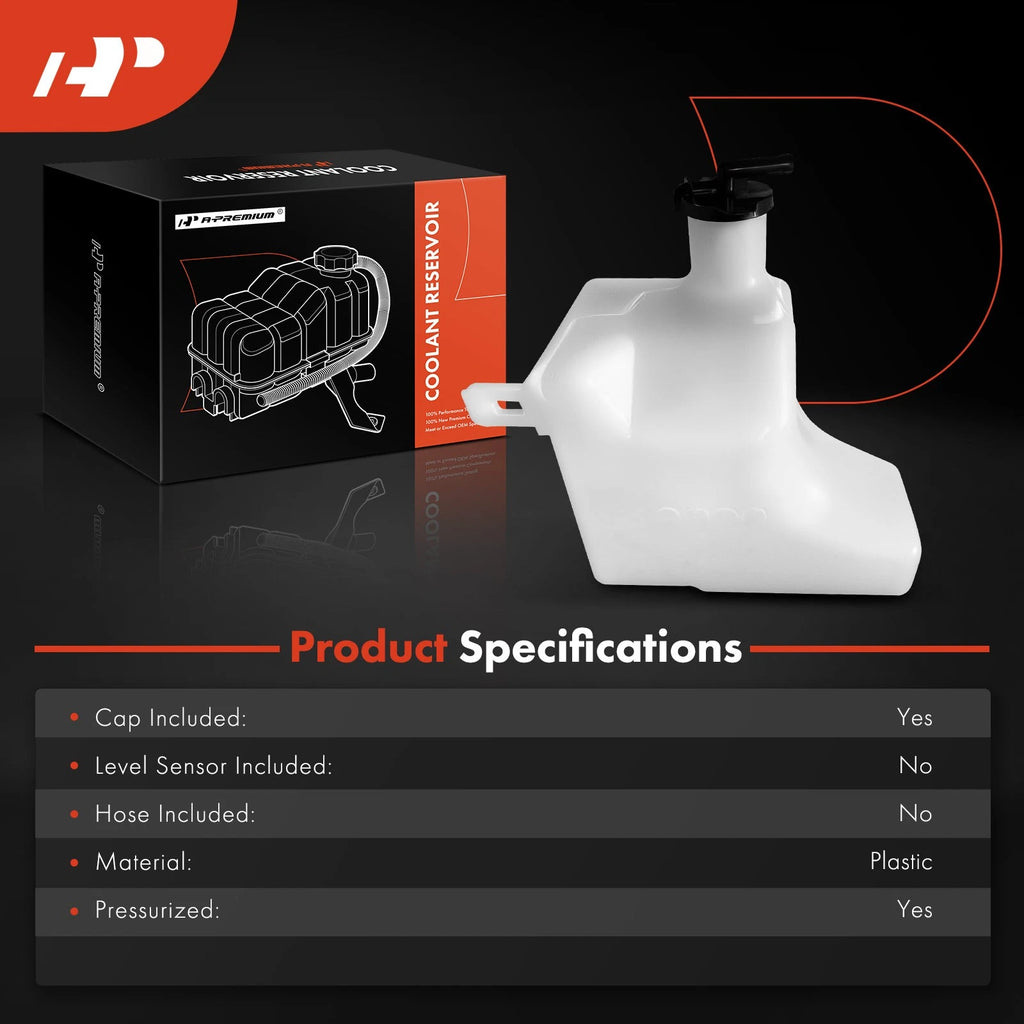 Engine Coolant Reservoir with Cap for Kia Sportage (1995-2002)