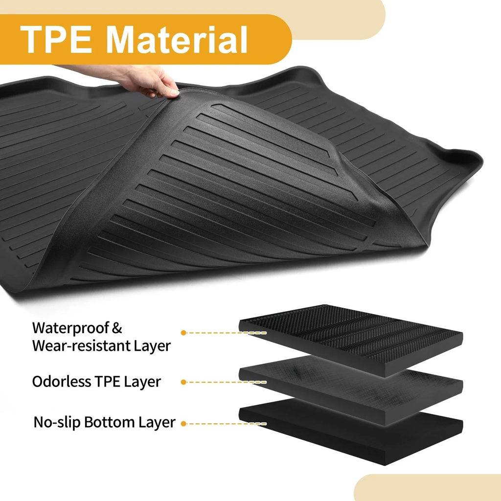 Cargo Liner Rear Trunk Mat for Honda CR-V 5 Seat (2013-2017) Stripe Pattern