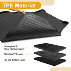 Cargo Liner Rear Trunk Mat for Honda CR-V 5 Seat (2013-2017) Stripe Pattern