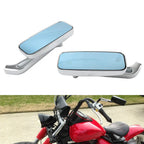 Chrome Rearview Side Mirrors for Harley, Honda, Kawasaki, Suzuki