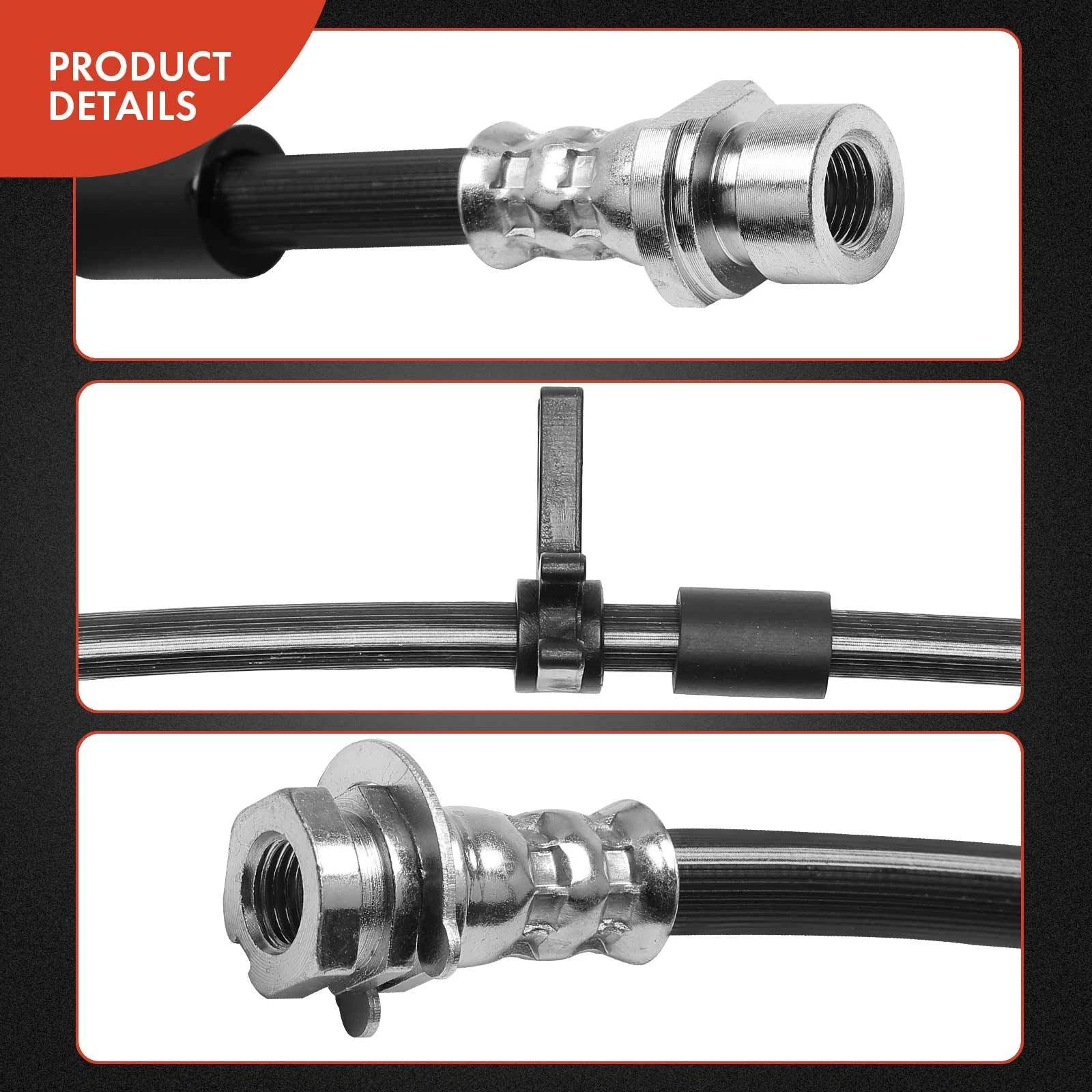 Rear Left Outer Brake Hydraulic Hose for Jeep Cherokee (2014–2019)
