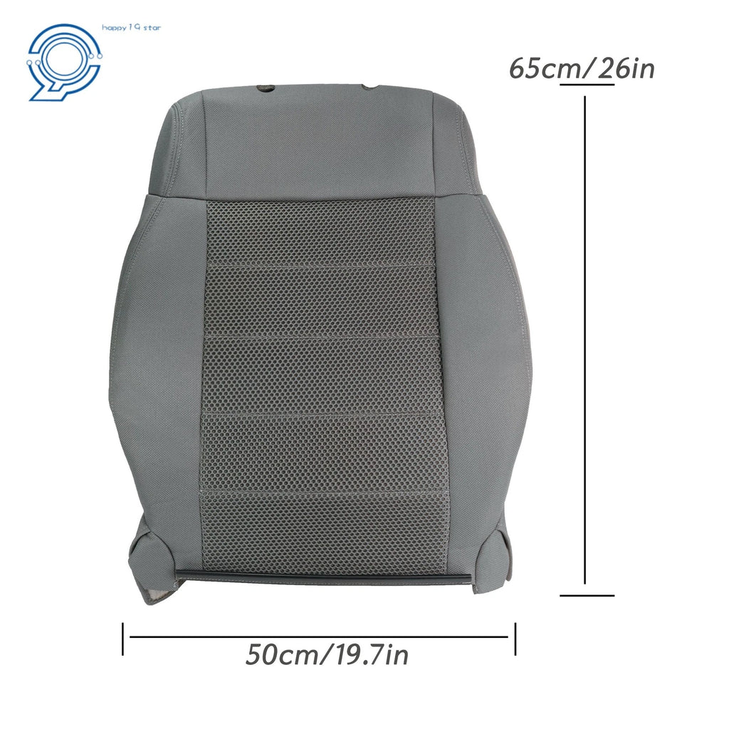 Front Left Driver Back Seat Cover for Jeep Wrangler (2007–2012) Gray Cloth