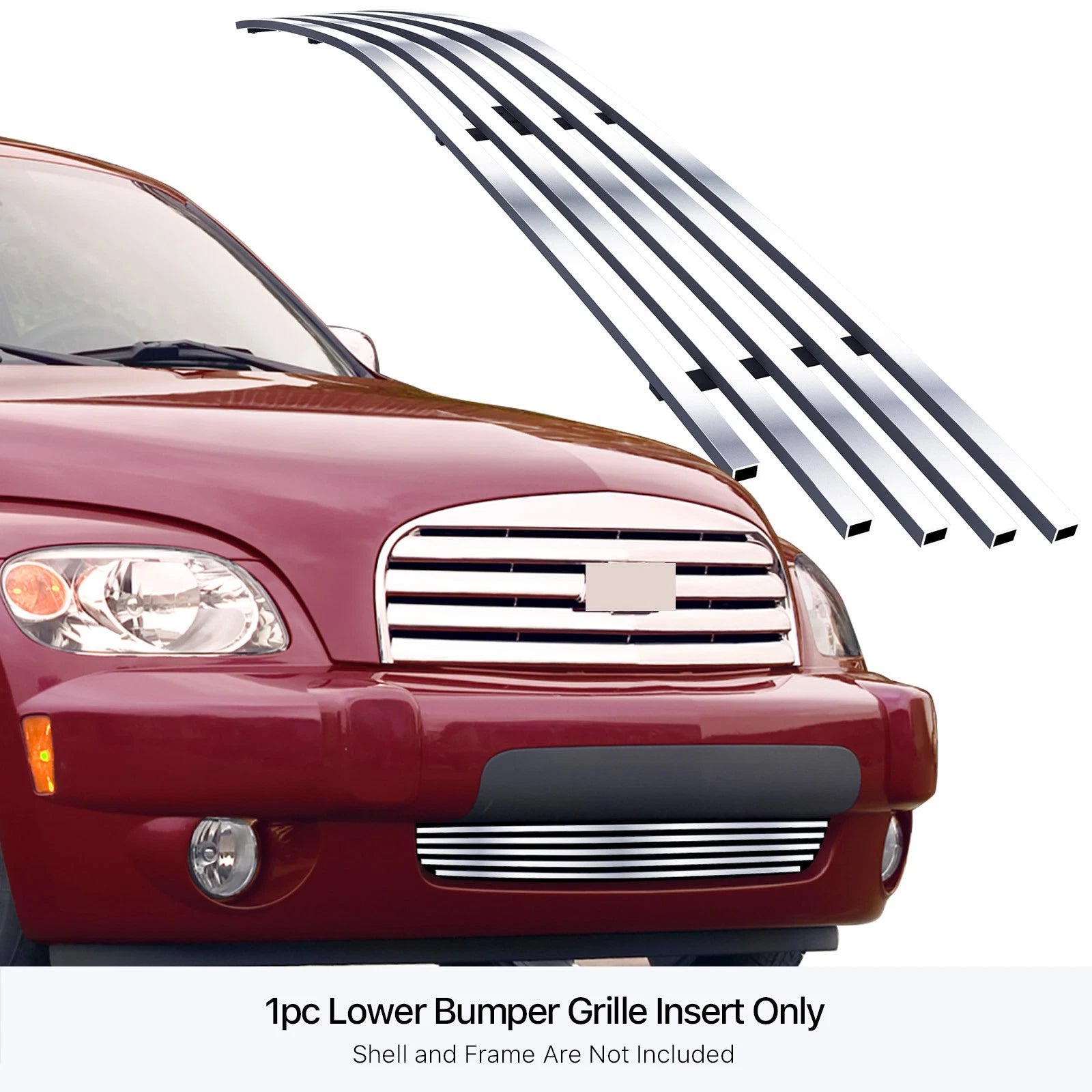 Stainless Chrome Billet Grille Insert for Chevy HHR (2006-2011)