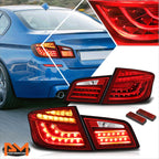 3D LED Streak Tail Light for BMW 5-Series F10 (2011–2013)