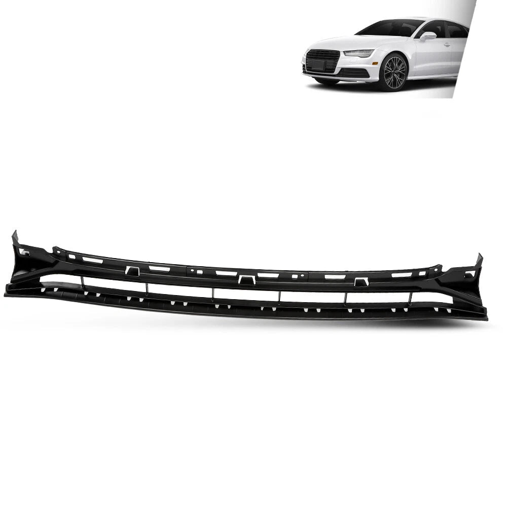 Front Bumper Lower Grille Insert Trim for Audi A7 S7 (2016–2018) Black