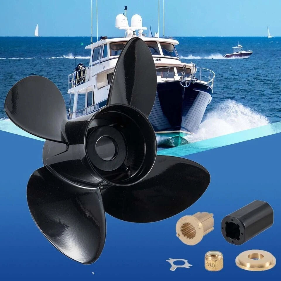 14 x 19 Boat Propeller for Mercury 135-300HP (4 Blades, 15 Tooth, 48-8M008449)