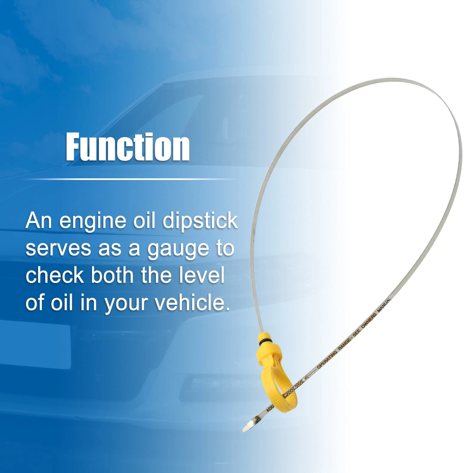 Engine Oil Fluid Level Dipstick for Chevrolet Camaro Z28 (No. 12551144)