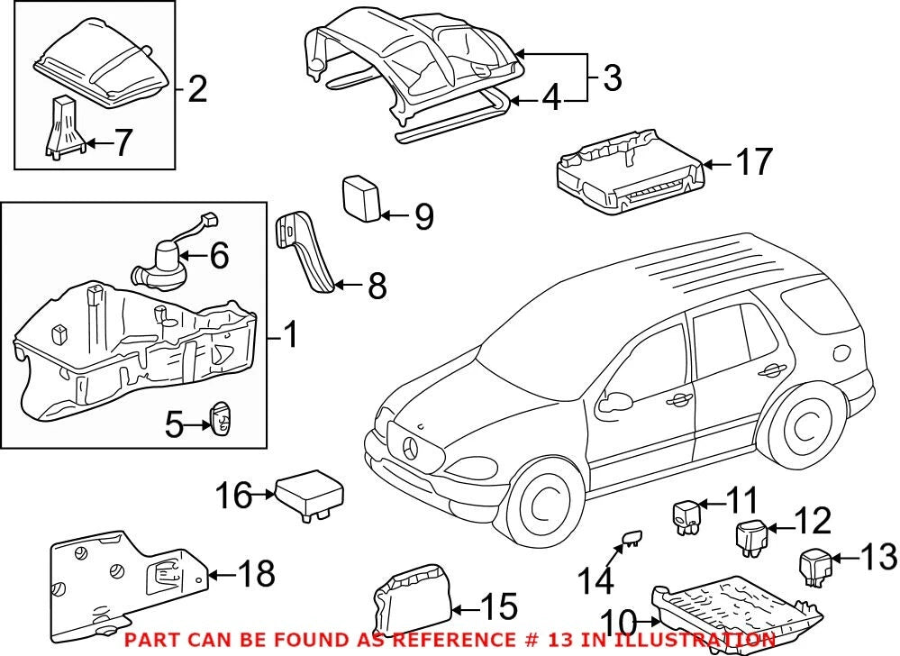 Convertible Top Relay for Mercedes (0009828123)
