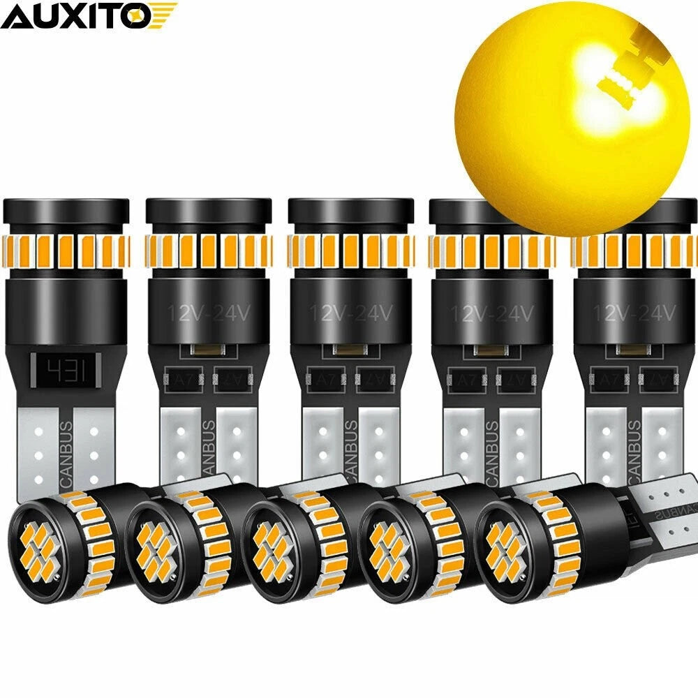 10X T10 LED Side Marker Light Bulbs for (Error Free)