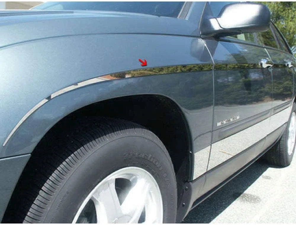 12pc. Luxury FX Chrome 1' Side Accent Trim for 2004-2008 Chrysler Pacifica