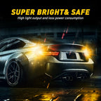 2X LED Amber Turn Signal Bulb for Make Model (YYYY–YYYY)