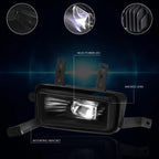High-Power LED Fog Lights for Chevy Tahoe/GMC Yukon (2015–2020)