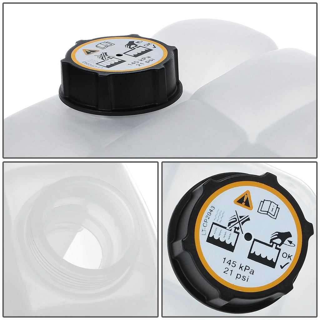 Coolant Fluid Overflow Tank Reservoir Bottle w/Cap for Ford Focus/Escape (2013–2018)