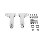 Chrome Extended Passenger FootPeg Kit for Harley Touring Road Street Glide (93-23)