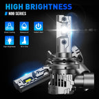 2X 9012 LED Headlight Bulb Conversion Kit for 6500K 24000LM