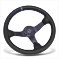 NRG RST-036CF-BL Steering Wheel for Universal Fit (350mm, 3" Deep Dish, Blue Stitch)