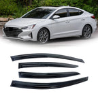 Set of 4 Window Visors for Hyundai Elantra Sedan (2017–2020)