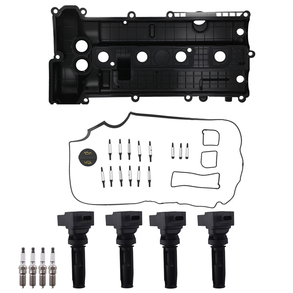 Valve Cover with Ignition Coils & Spark Plugs for Ford Fusion (2013–2016)