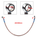 80cm Braided Steel Brake Clutch Oil Hose Line for Motorcycle