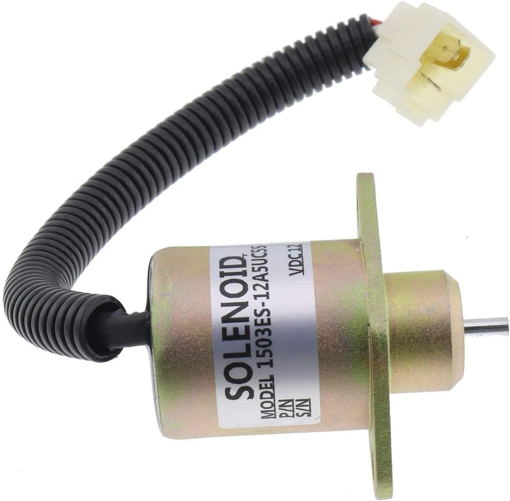 Fuel Stop Solenoid 12V for Kubota BX2200 (17454-60010, 1503ES-12A5UC5S)