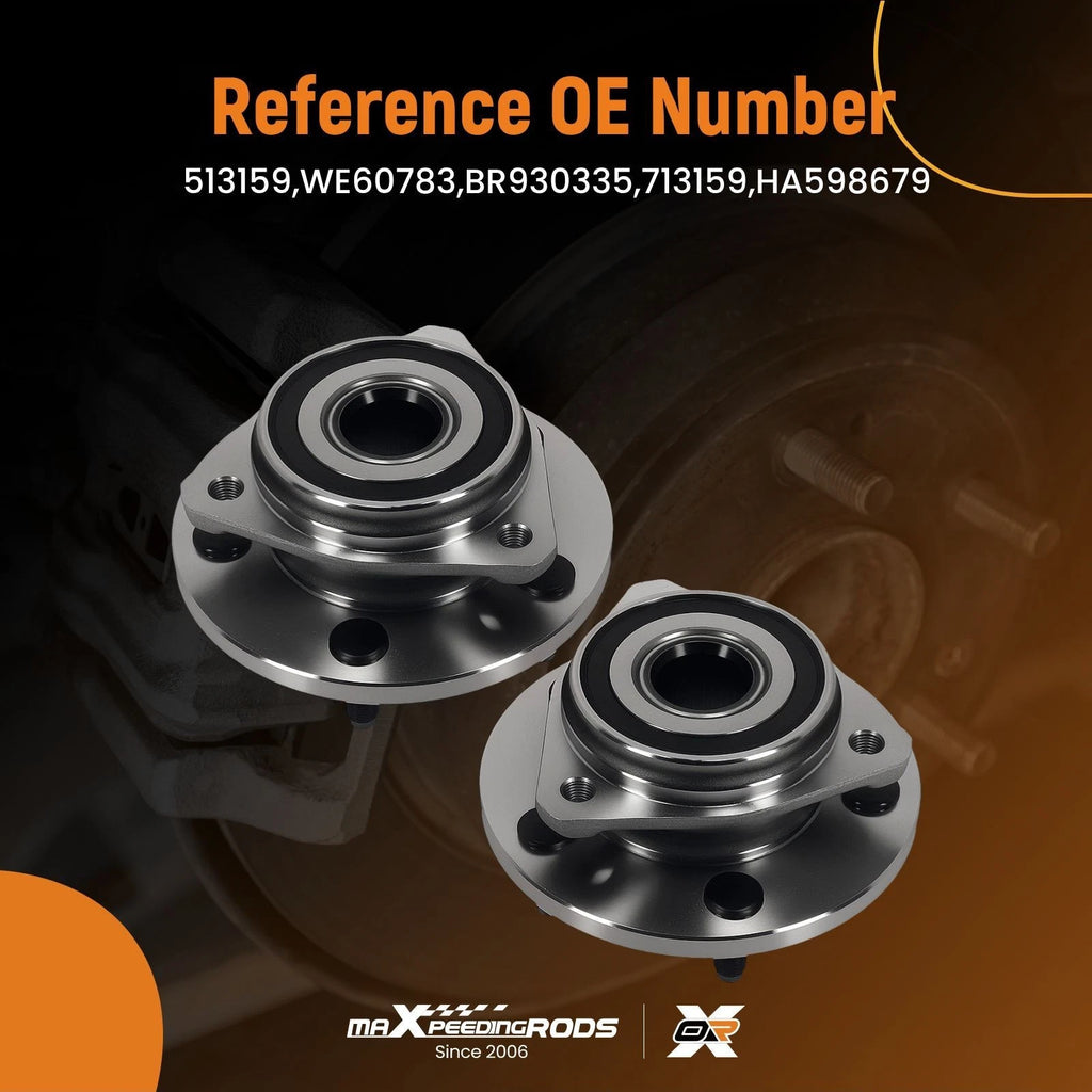 Front Wheel Hub Bearing Assembly for Jeep Grand Cherokee (1999–2004) WE60783 3-Bolt