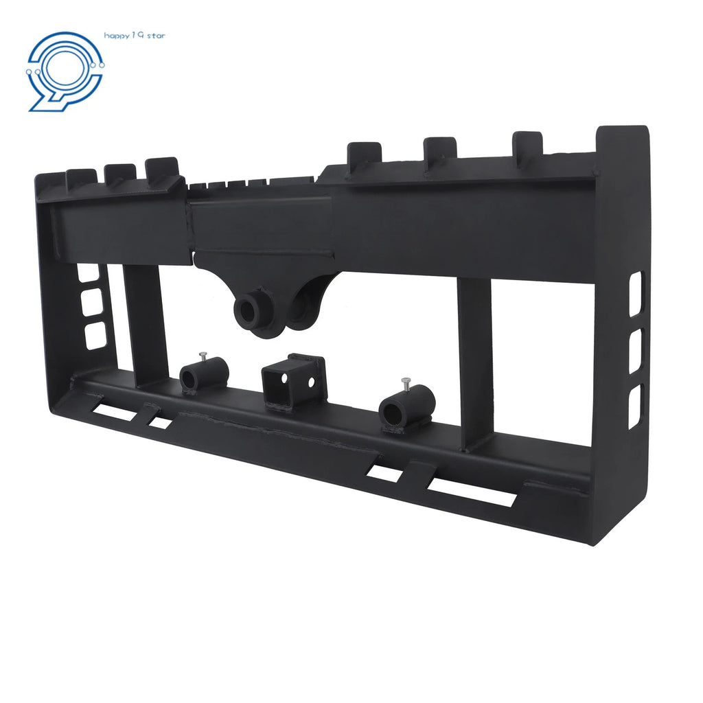 Heavy Duty Skid Steer Pallet Fork Frame with Receiver Hitch & Spear Sleeve