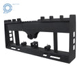 Heavy Duty Skid Steer Pallet Fork Frame with Receiver Hitch & Spear Sleeve