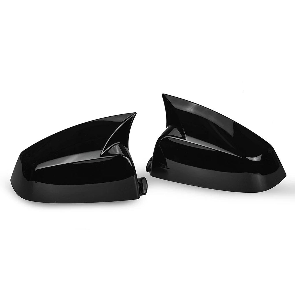 Pair Add-On Wing Side Mirror Covers for BMW 5 6 Series E60 E61 E63 E64 (2007–2010)