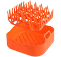 Silicone Food Rack for Air Fryer Oven Microwave Cooking Tool (20x20x6.5cm)