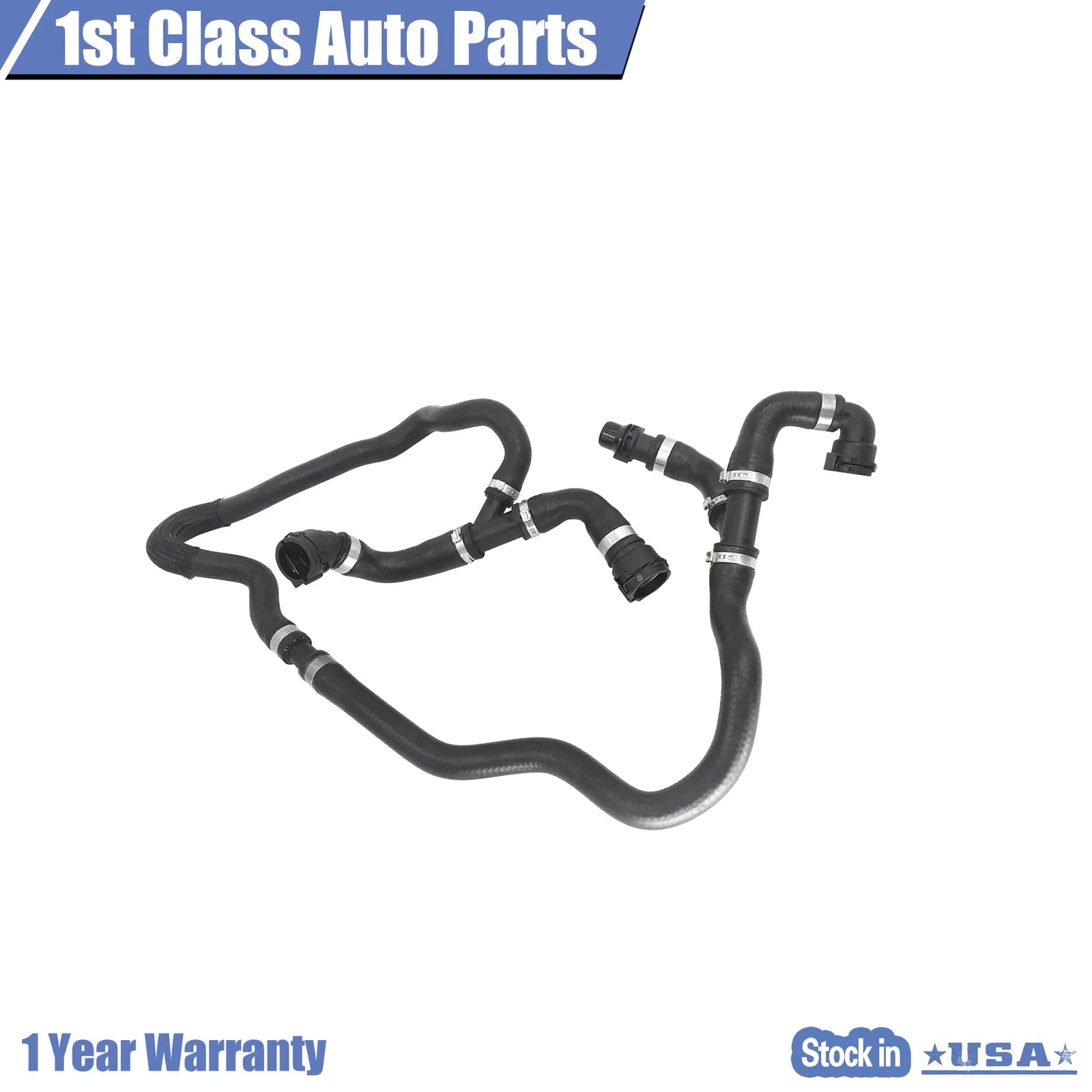 Cooling-Return Hose for BMW 525i 525xi 528i 530i 530xi (2006–2010) 17127560160