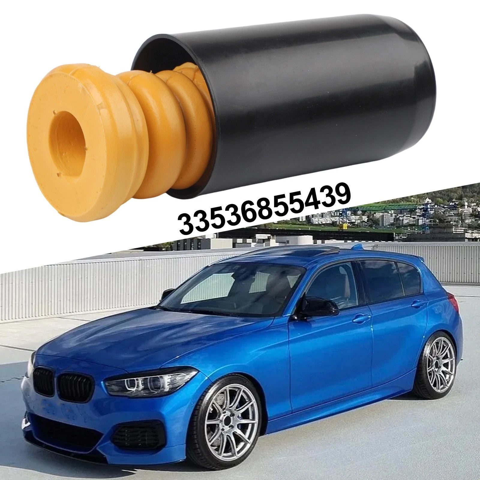 1Pc Rear Suspension Strut Bumper 33536855439 for BMW 1/3/4 Series (F20/F21/F30)