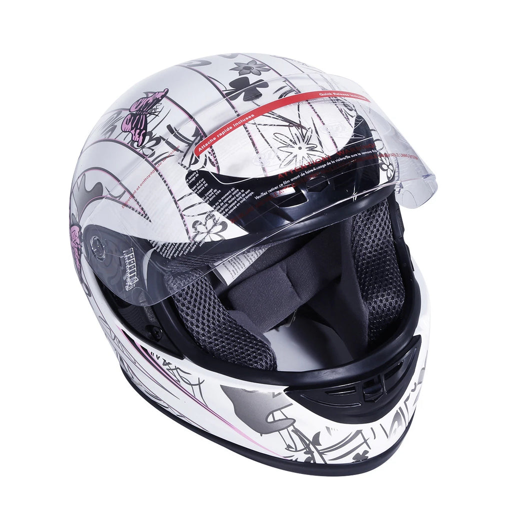 DOT Flip Up Full Face Helmet for Motorcycle (S, M, L, XL)