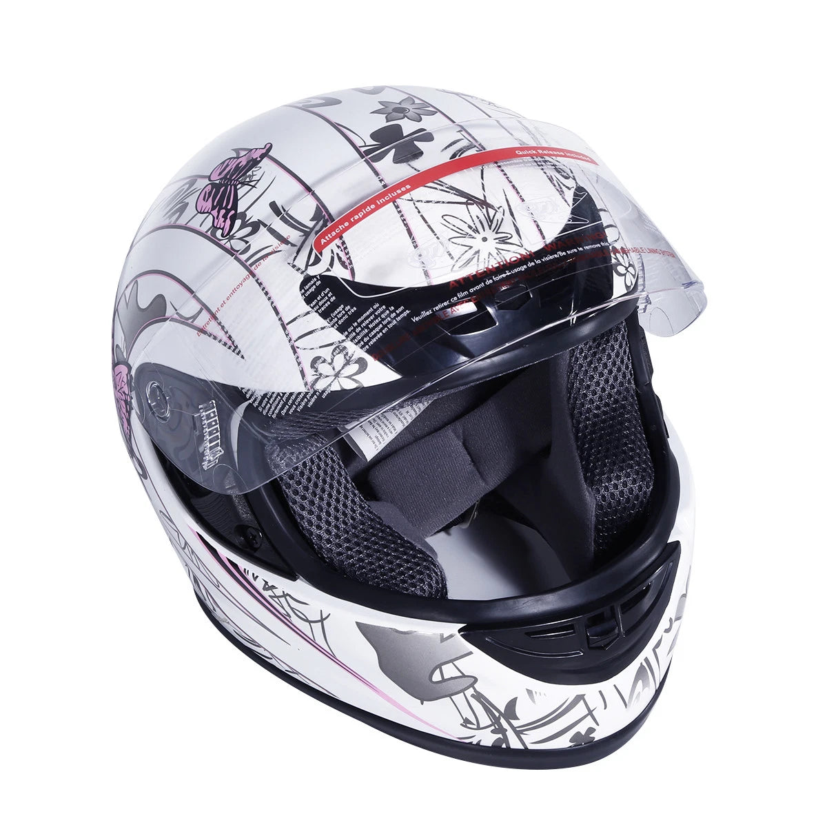 DOT Flip Up Full Face Helmet for Motorcycle (S, M, L, XL)