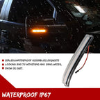 Clear Lens Amber LED Side Mirror Marker Lights for F-150 (2009–2014)