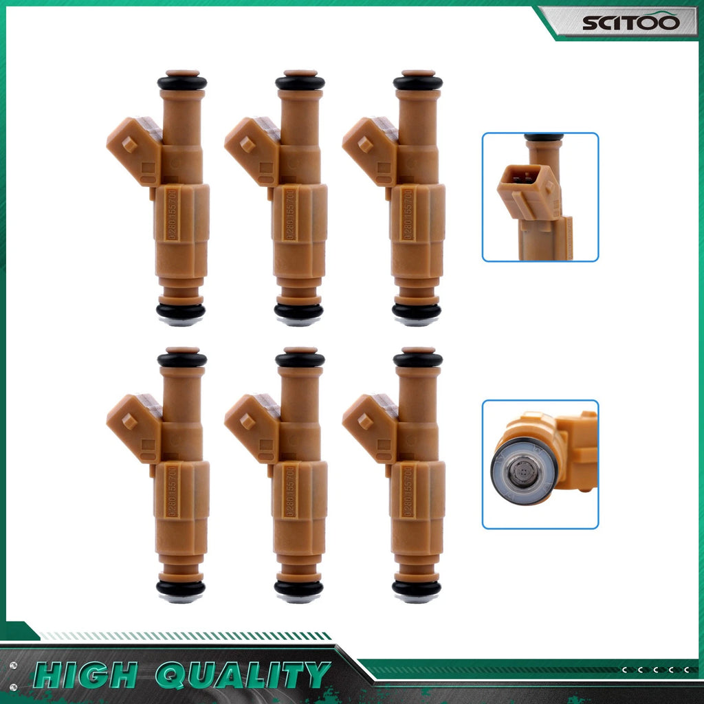 6X Fuel Injectors for Jeep Cherokee Comanche Wrangler Grand Cherokee 4.0L