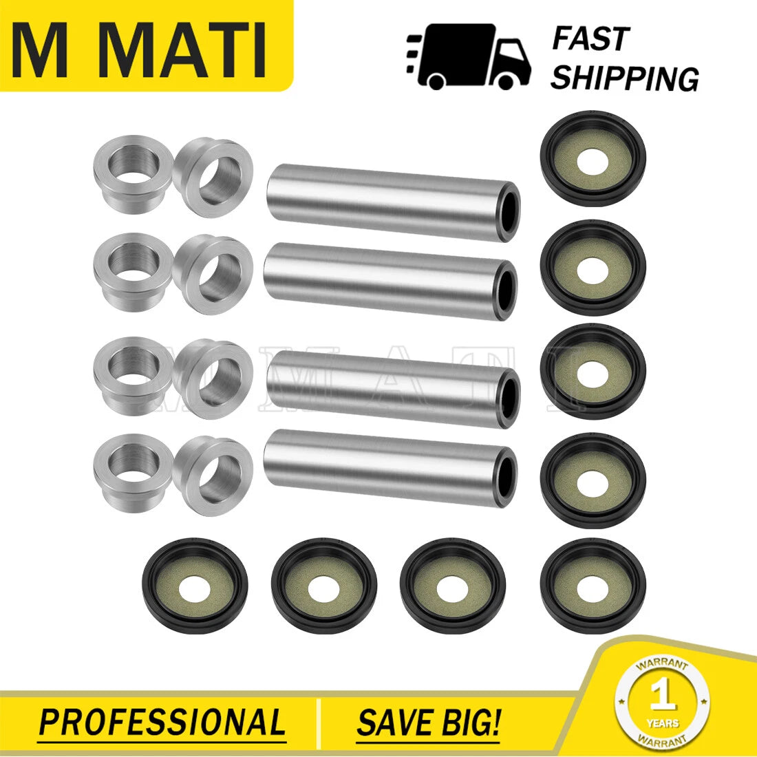 Rear Knuckle Bushing Kit for Yamaha Kodiak 400 450 700 (1993–2020)