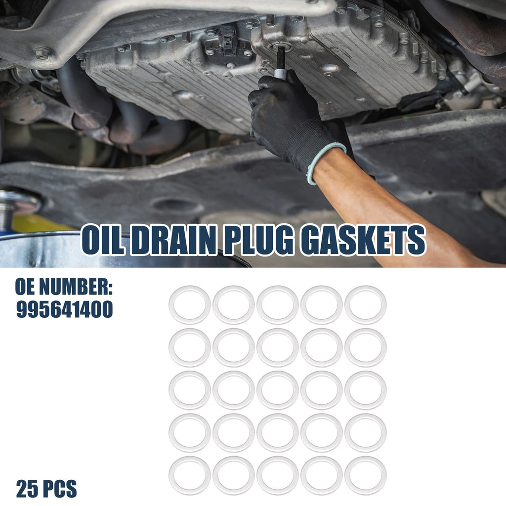 25pcs Oil Drain Plug Gaskets 14mm ID No.995641400 for Mazda 323 (1986–1994)