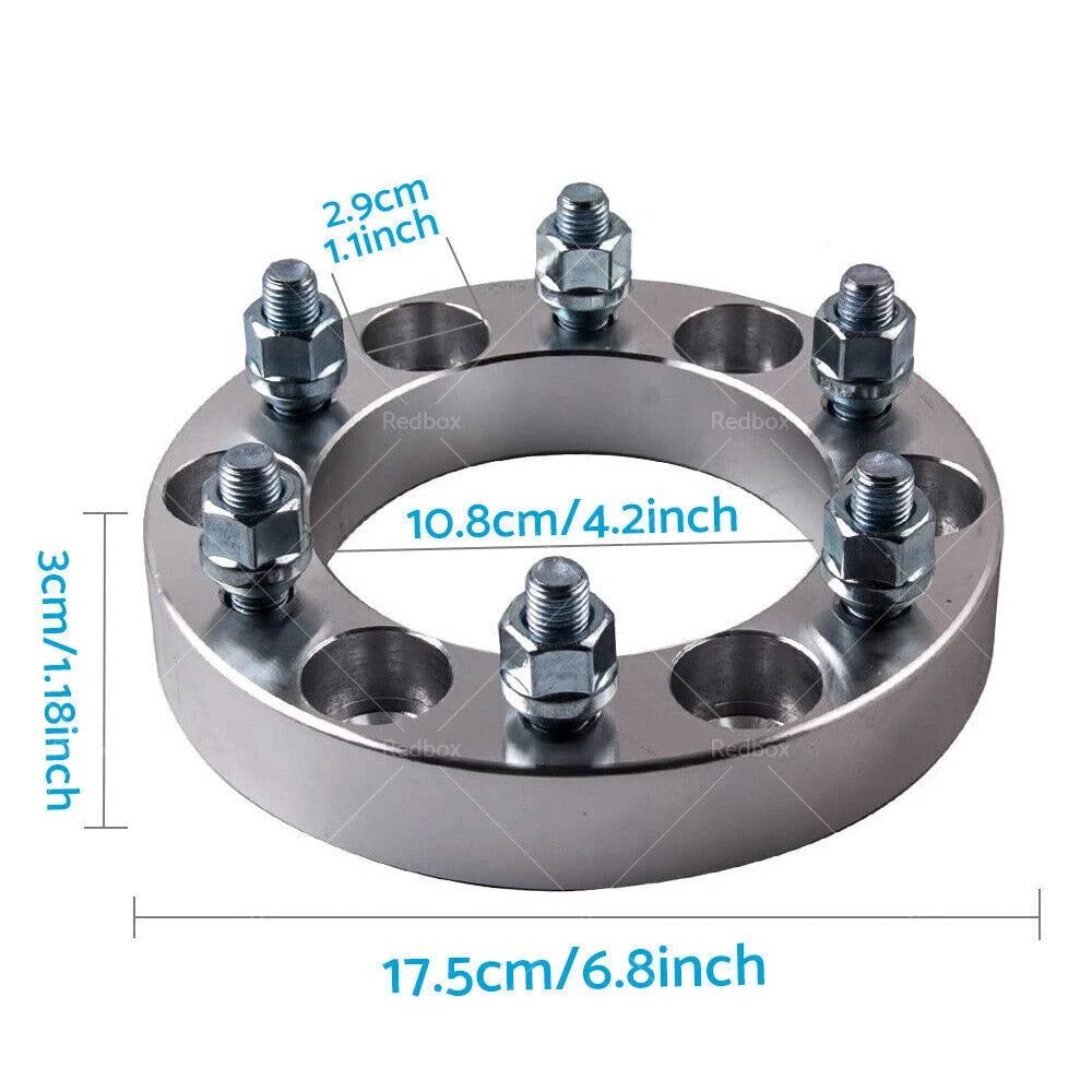 2X 30mm Wheel Spacer 6 Stud for Toyota Landcruiser Pajero Hilux Prado