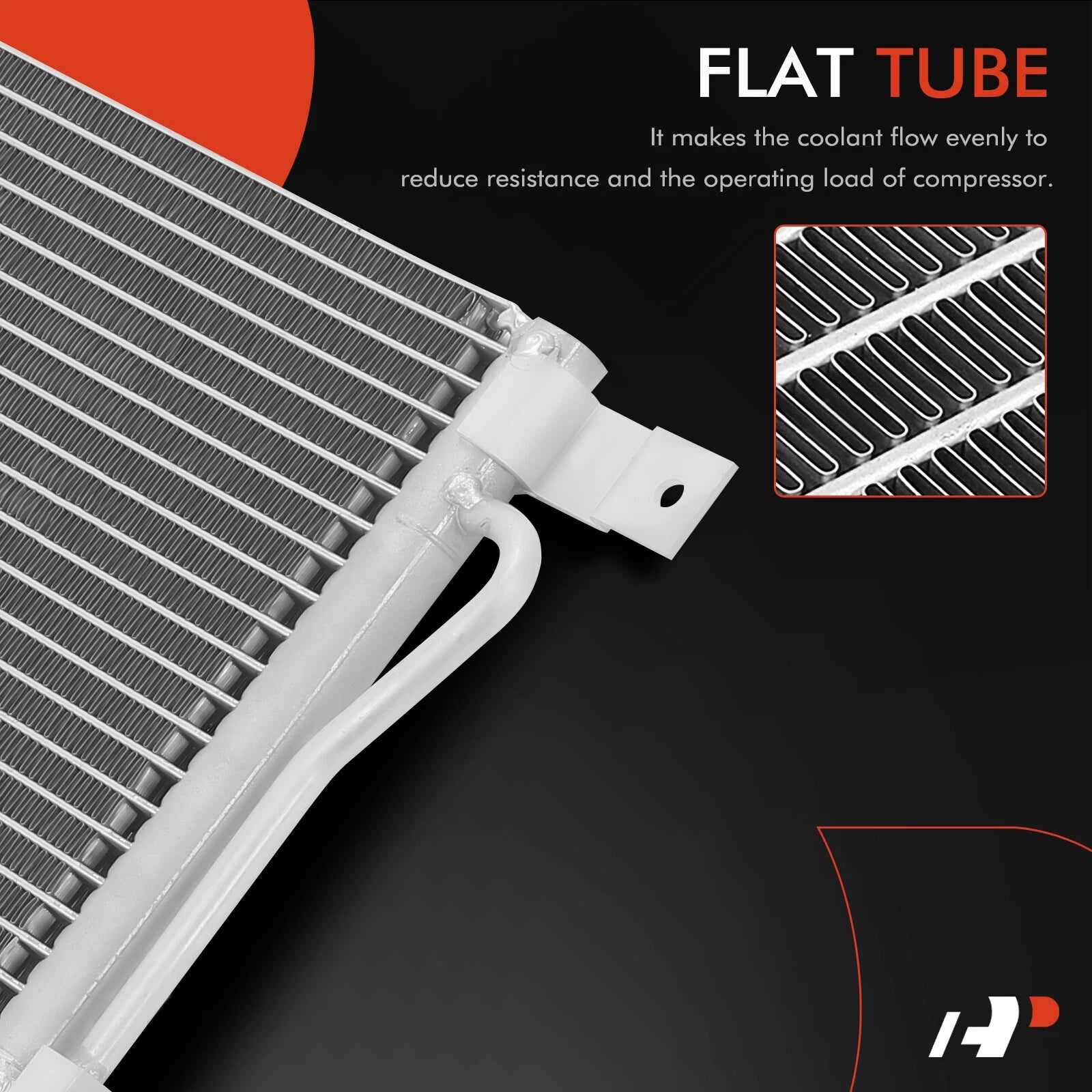 A/C Condenser Parallel Flow with Bracket for Jeep Grand Cherokee (2004)