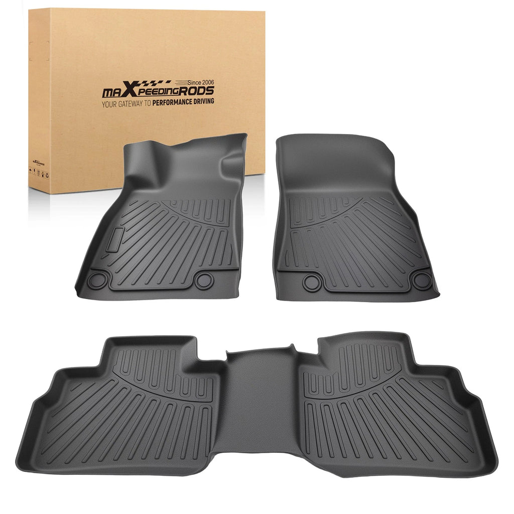 Set of 4 TPE Carpet Floor Mats for Nissan Sentra (2020–2025) Waterproof Black