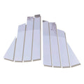 Chrome Silver Window Door Pillar Post Trim Set for Nissan Rogue (2014-2020)