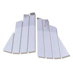 Chrome Silver Window Door Pillar Post Trim Set for Nissan Rogue (2014-2020)