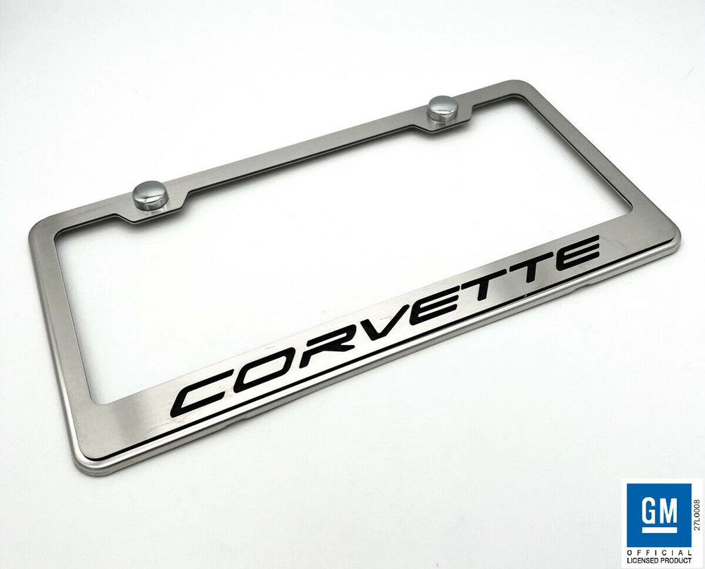 License Plate Frame Stainless Steel for Chevrolet Corvette (2014–2019)