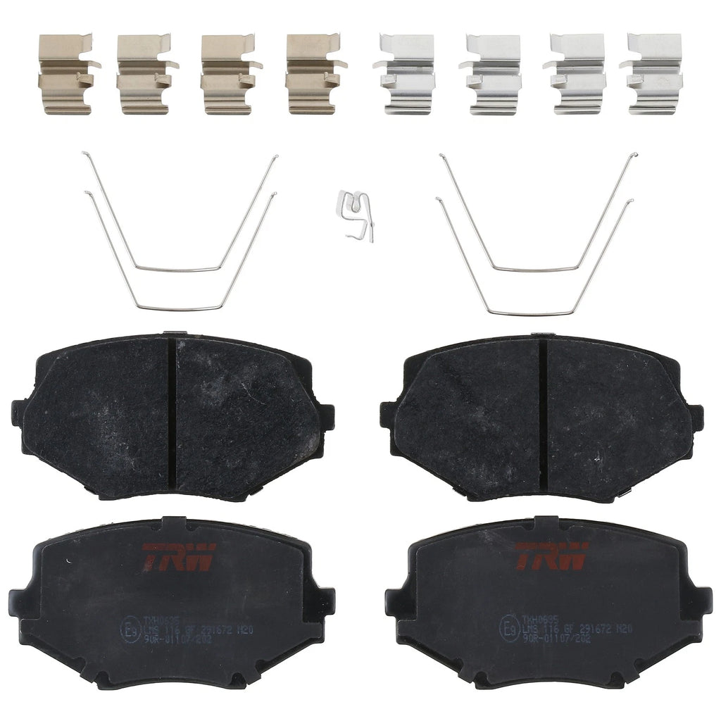 Set of 4 Disc Brake Pads for Mazda Miata (1994–1997)
