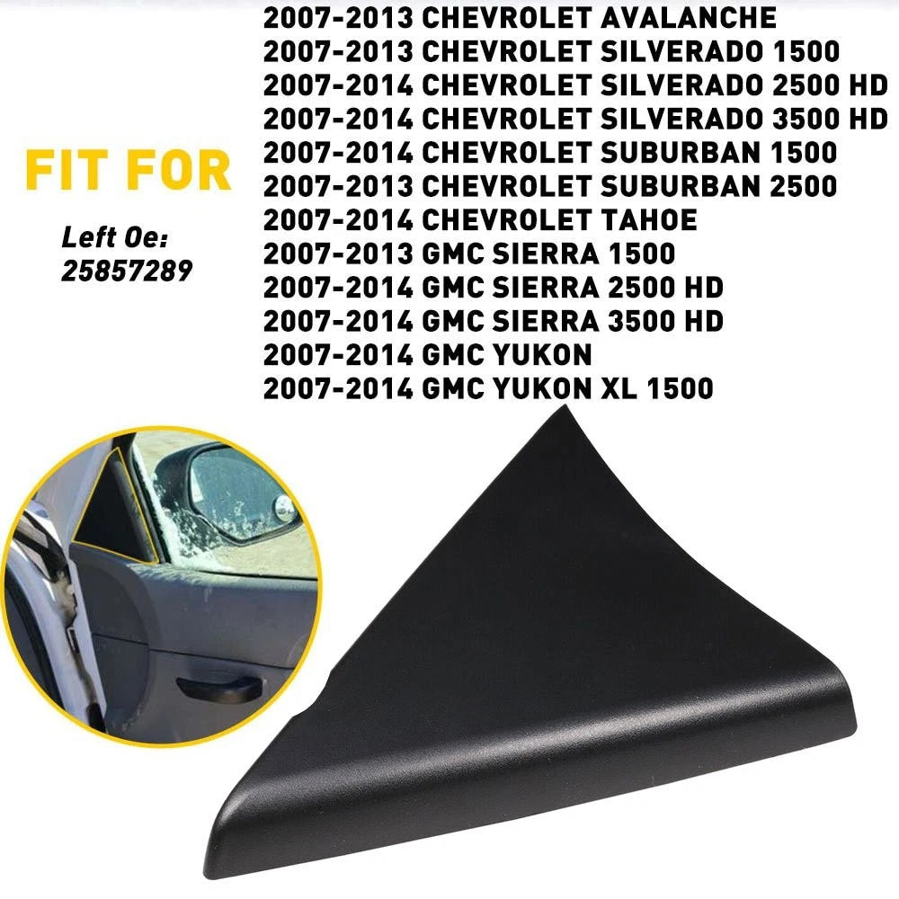 Front Door Upper Trim Panel for Chevrolet Silverado GMC Sierra (2014–2019) 25857289