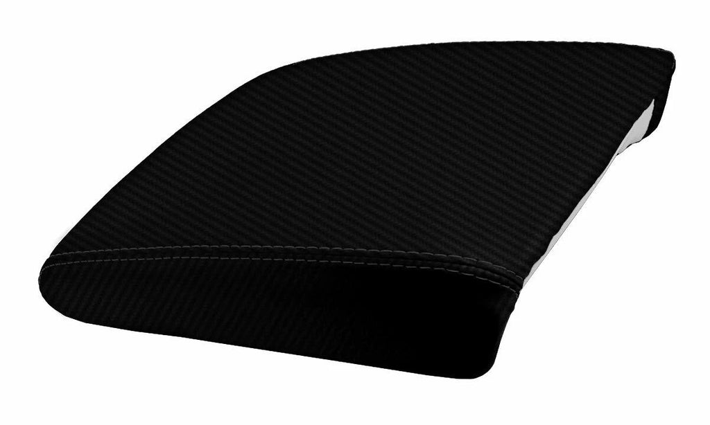 Carbon Fiber Console Lid Armrest Cover for Volkswagen Tiguan (2009–2017)