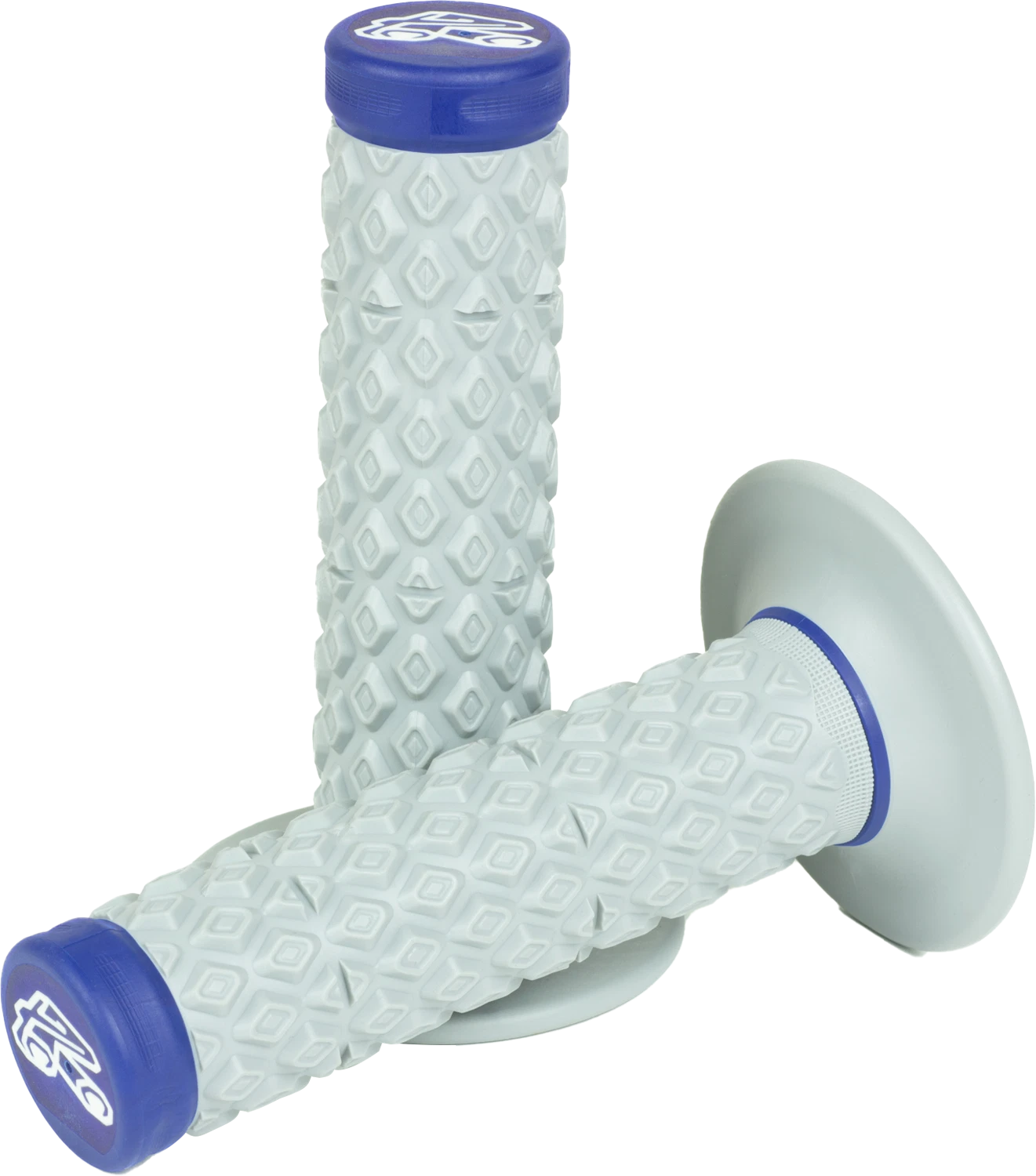 Renthal MX Dual Grips for Motorcycle (Comfort, Soft/Firm, Blue)