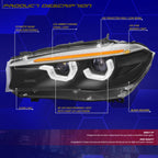 LED Sequential HID Projector Headlights for BMW X5 X6 (2014–2019)