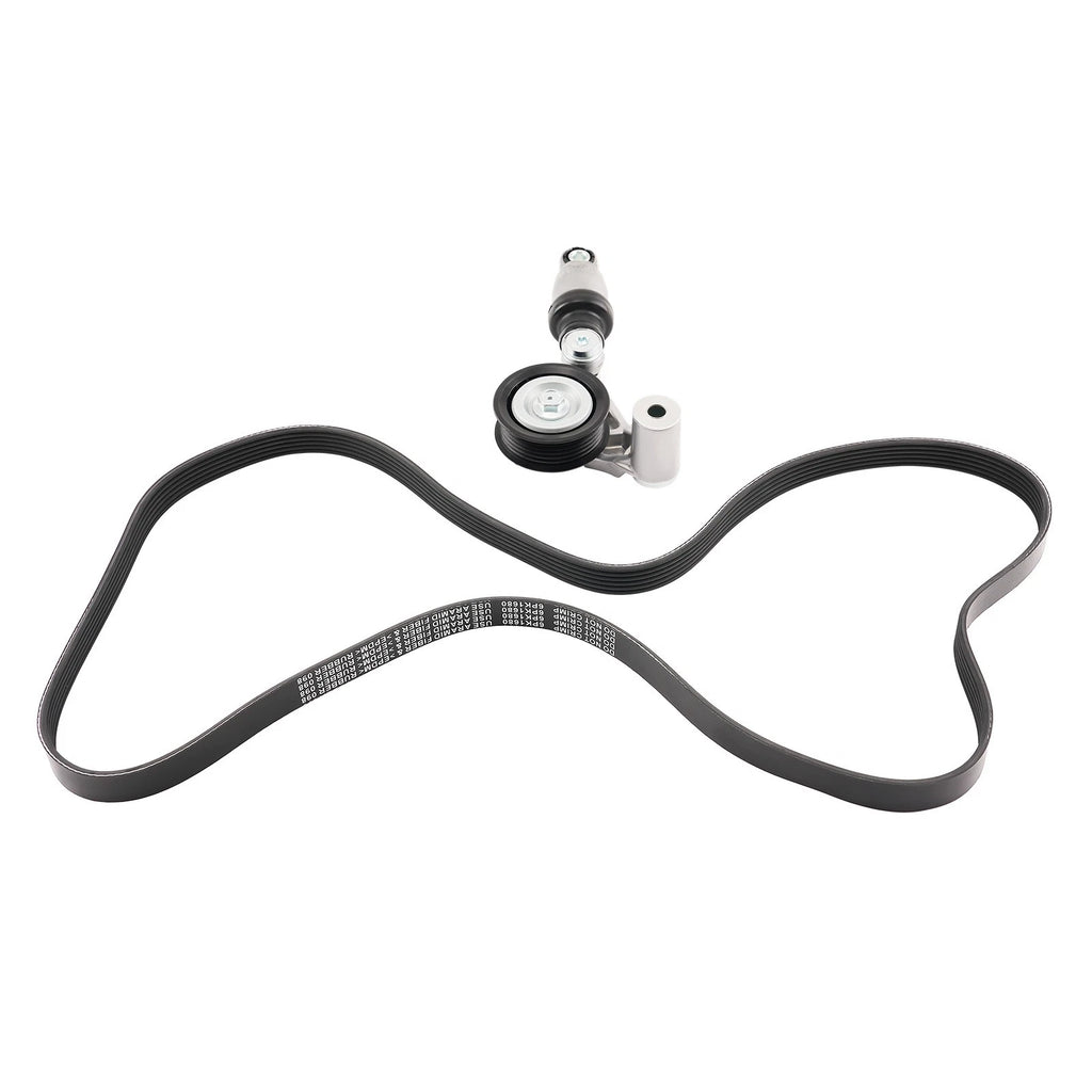 Serpentine Belt & Tensioner Assembly for Chevy C7 Corvette 6.2L (2014–2019) 12686272