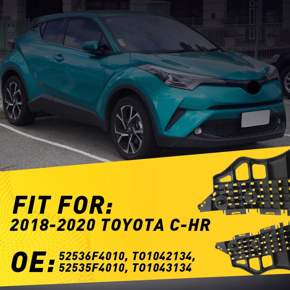 Set of 2 Bumper Retainers for Toyota C-HR (2018â2019)